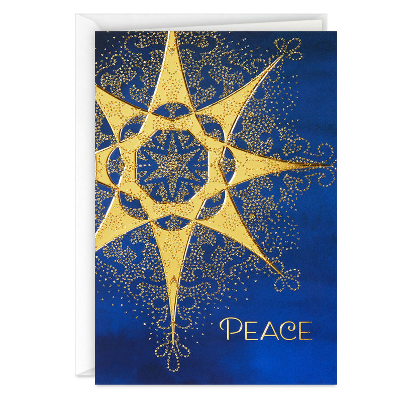 UNICEF Peace Star Boxed Christmas Cards, Pack of 20