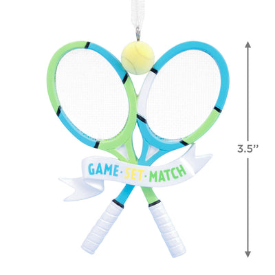 Game Set Match Tennis Hallmark Ornament