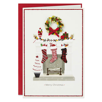 The Stockings Were Hung Boxed Christmas Cards, Pack of 12