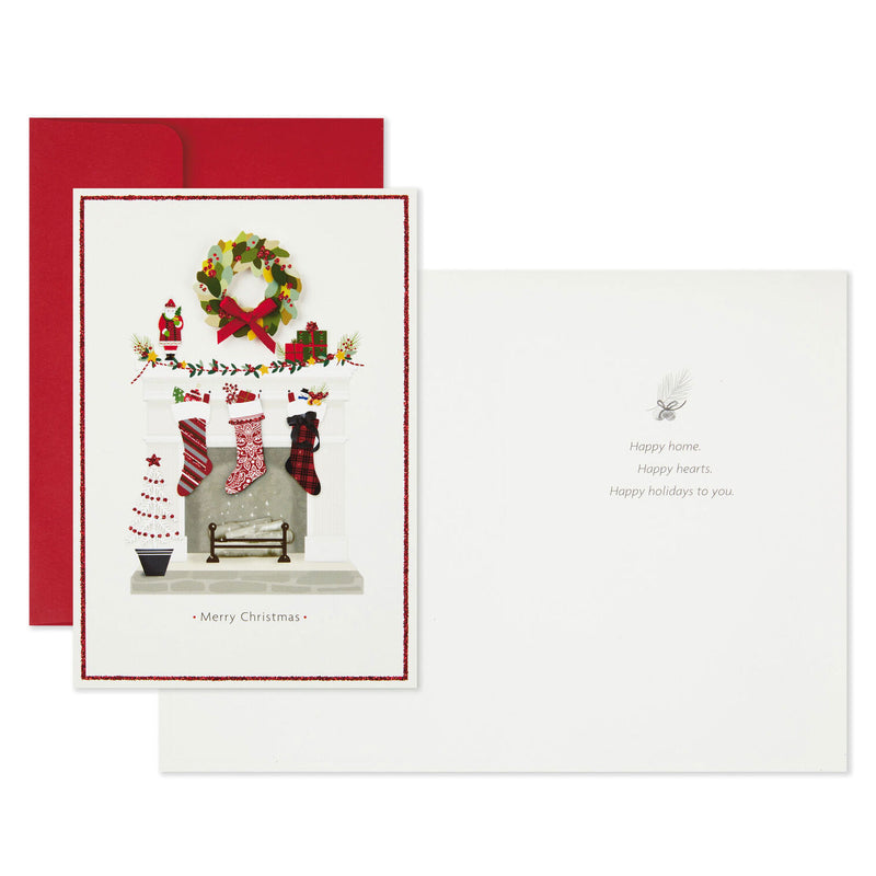 The Stockings Were Hung Boxed Christmas Cards, Pack of 12