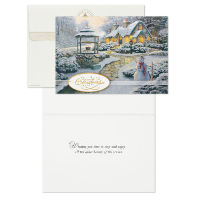 Thomas Kinkade Quiet Beauty Boxed Christmas Cards, Pack of 12