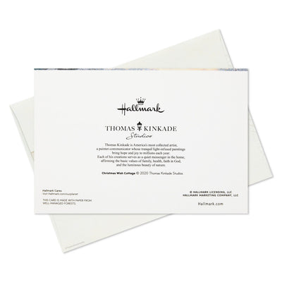 Thomas Kinkade Quiet Beauty Boxed Christmas Cards, Pack of 12