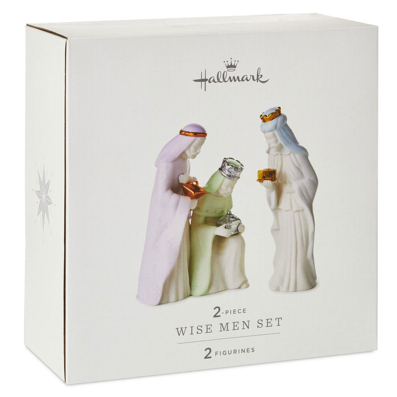 Three Wise Men Nativity Figurines, Set of 2