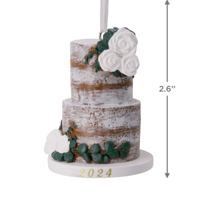 Tiered Wedding Cake 2024 Hallmark Ornament