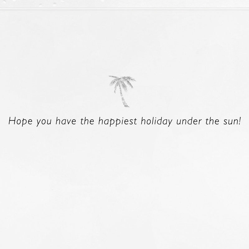 Tropical Sunset Boxed Christmas Cards, Pack of 16