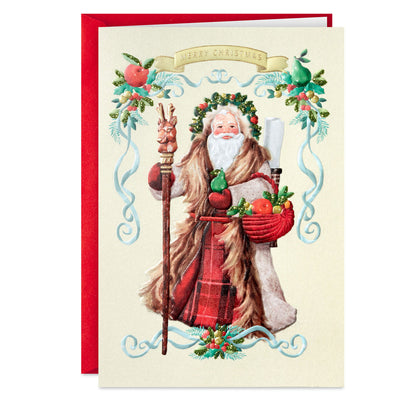 Victorian Father Christmas Boxed Christmas Cards, Pack of 16