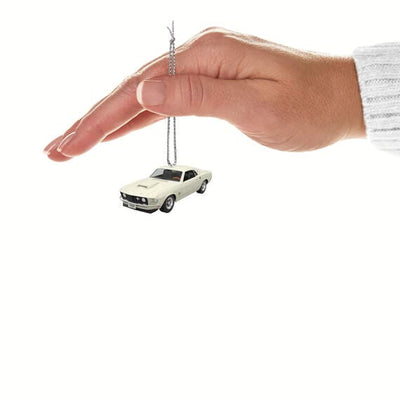 Mini Lil' Classic Cars 1969 Ford Mustang Boss 429 2024 Metal Ornament, 0.7"