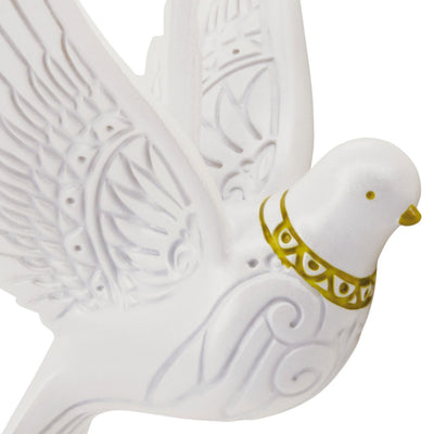 White and Gold Dove Hallmark Ornament