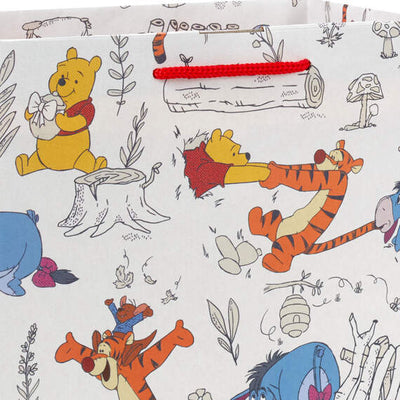 Disney Winnie the Pooh Friends Together Medium Gift Bag 9.6"