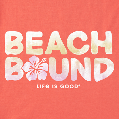 Beach Bound Hibiscus Short Sleeve Vee Women's