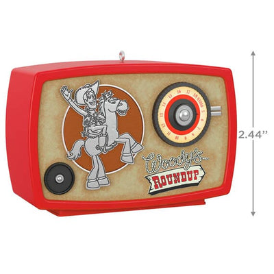 Disney/Pixar Toy Story 2 Woody's Roundup Radio Ornament With Light and Sound