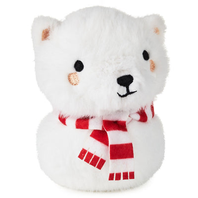 Zip-Along Polar Bear Plush Toy