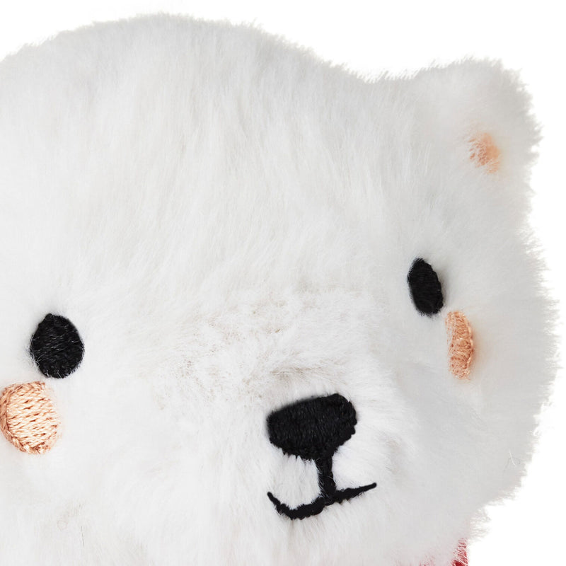 Zip-Along Polar Bear Plush Toy