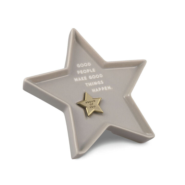 Star-Shaped Trinket Dish With Token