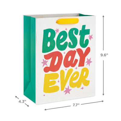 9.6" Best Day Ever Medium Gift Bag