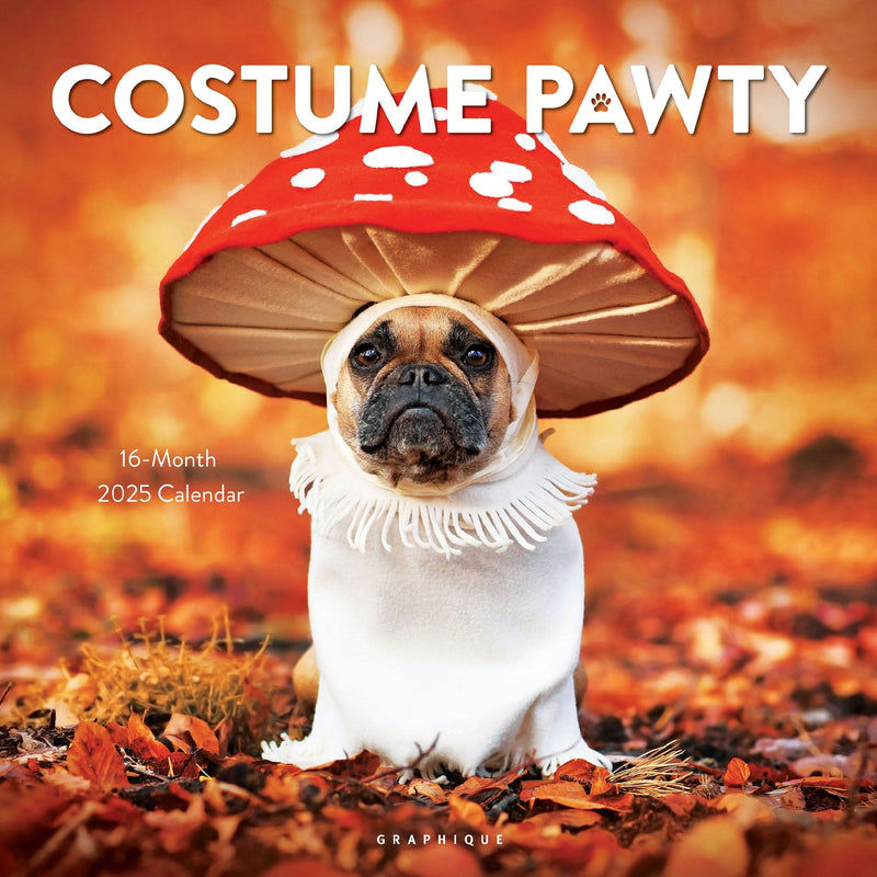 Costume Pawty 12 x 12 Wall Calendar