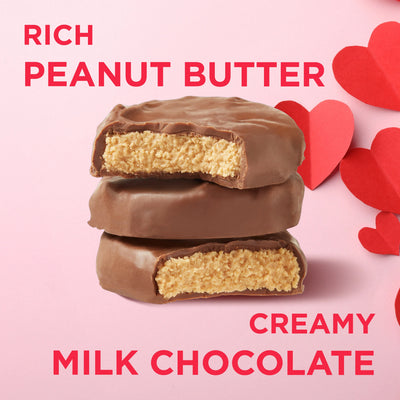 Milk Chocolate Peanut Butter Heart, 1.3 oz., case of 18