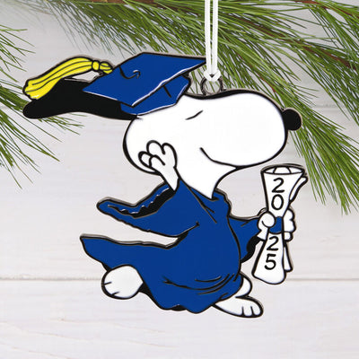 Peanuts® Snoopy 2025 Graduate Metal Hallmark Ornament