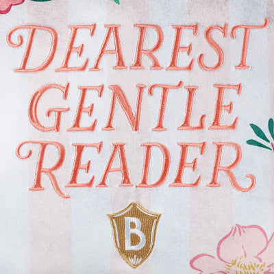 Bridgerton Dearest Gentle Reader Throw Pillow, 18x18