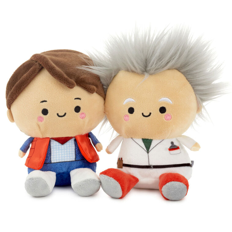 Back to the Future Doc and Marty McFly Magnetic Plush Pair, 5.5" H