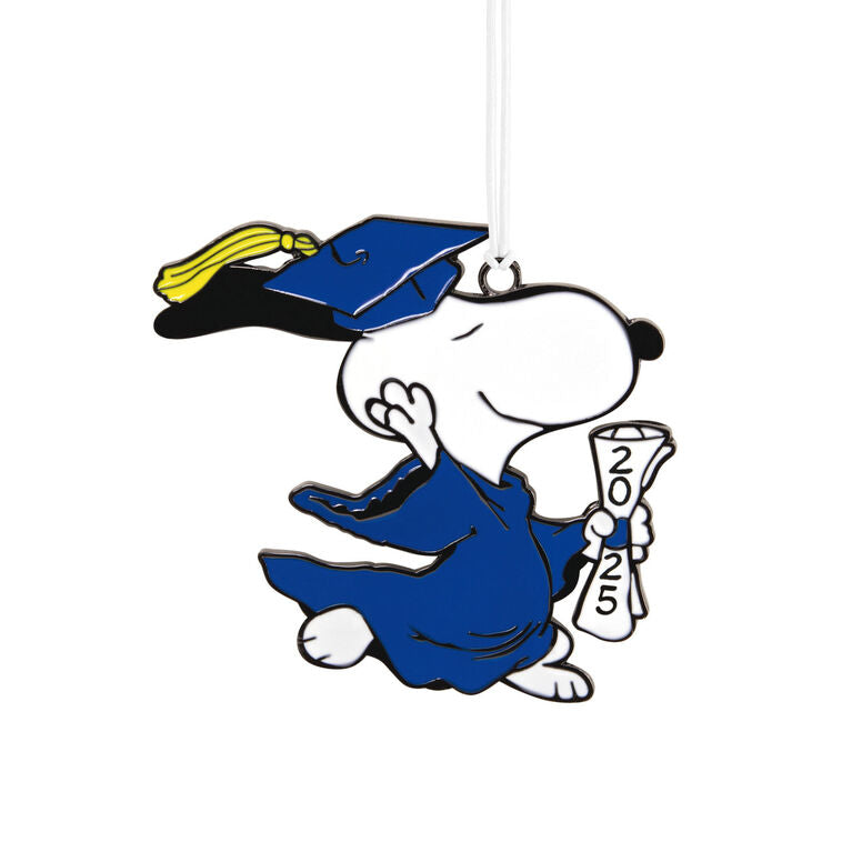 Peanuts® Snoopy 2025 Graduate Metal Hallmark Ornament