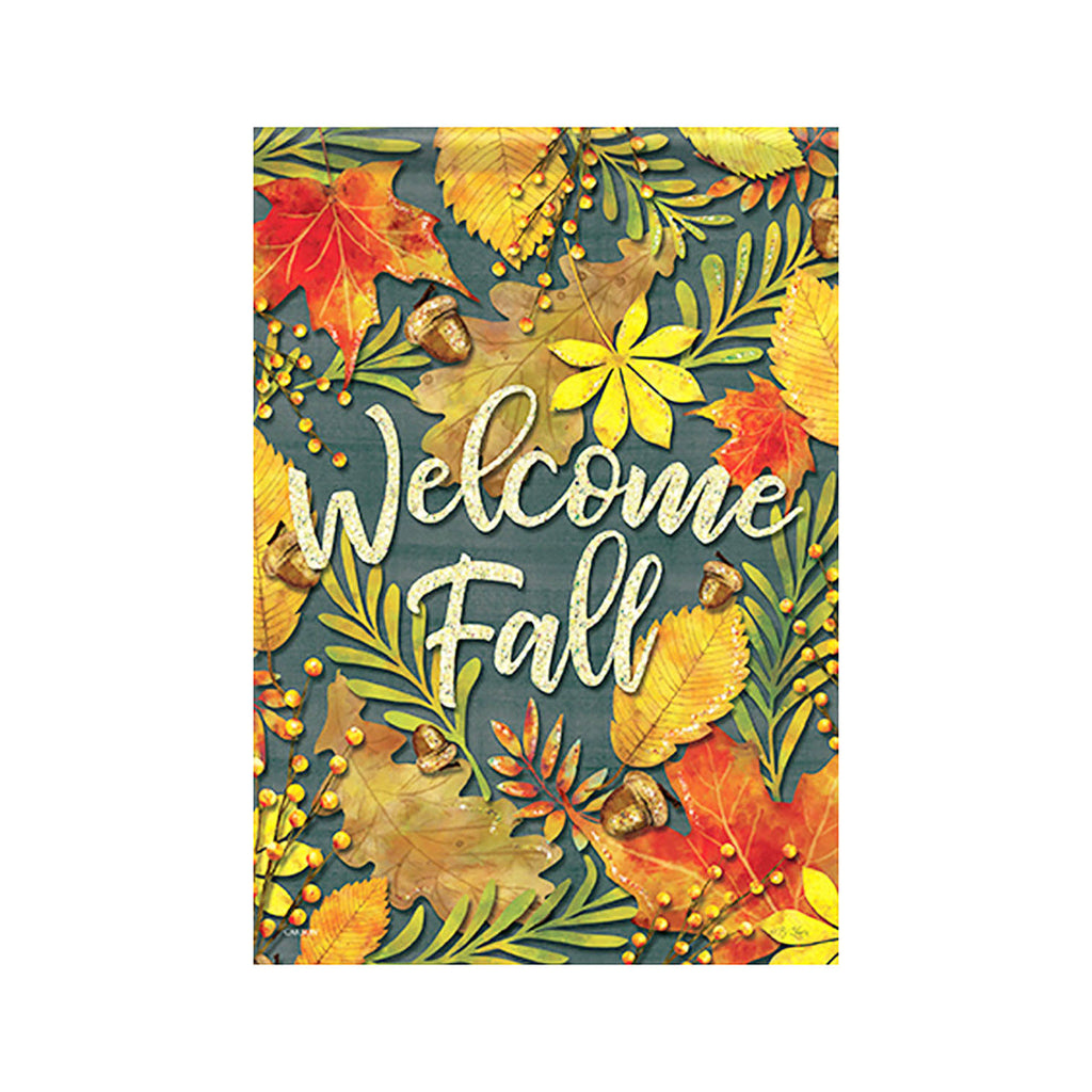 Fall Leaves Garden Flag