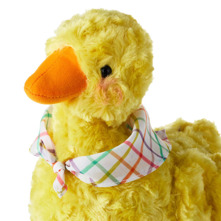 Egg-Laying Duck Plush With Sound and Motion, 11"