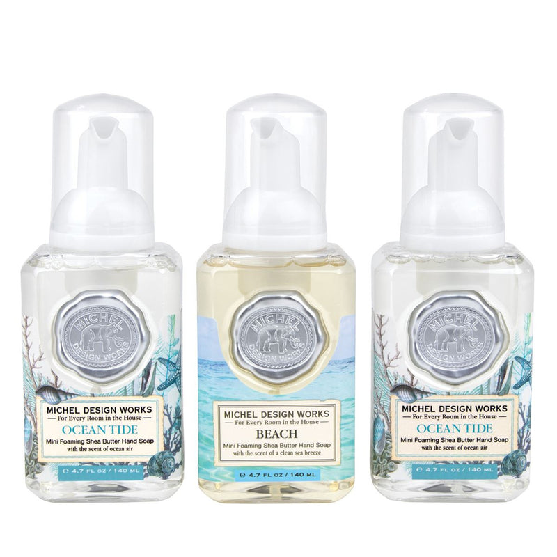 Mini Foaming Hand Soap - Ocean Tide Beach Set of 3