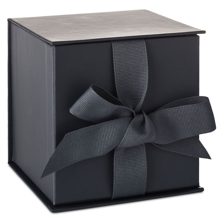 4.2" Solid Gray Small Square Gift Box