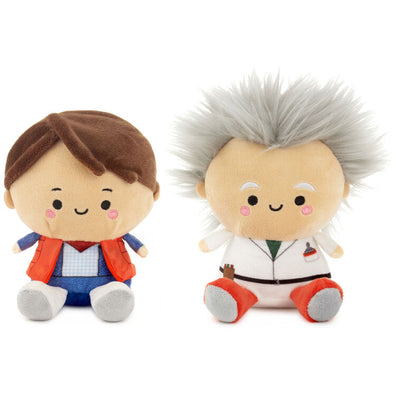 Back to the Future Doc and Marty McFly Magnetic Plush Pair, 5.5" H