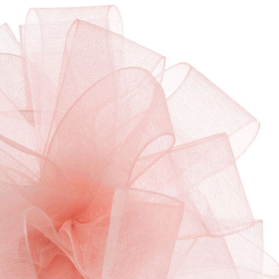 4.6" Light Pink Sheer Ribbon Gift Bow