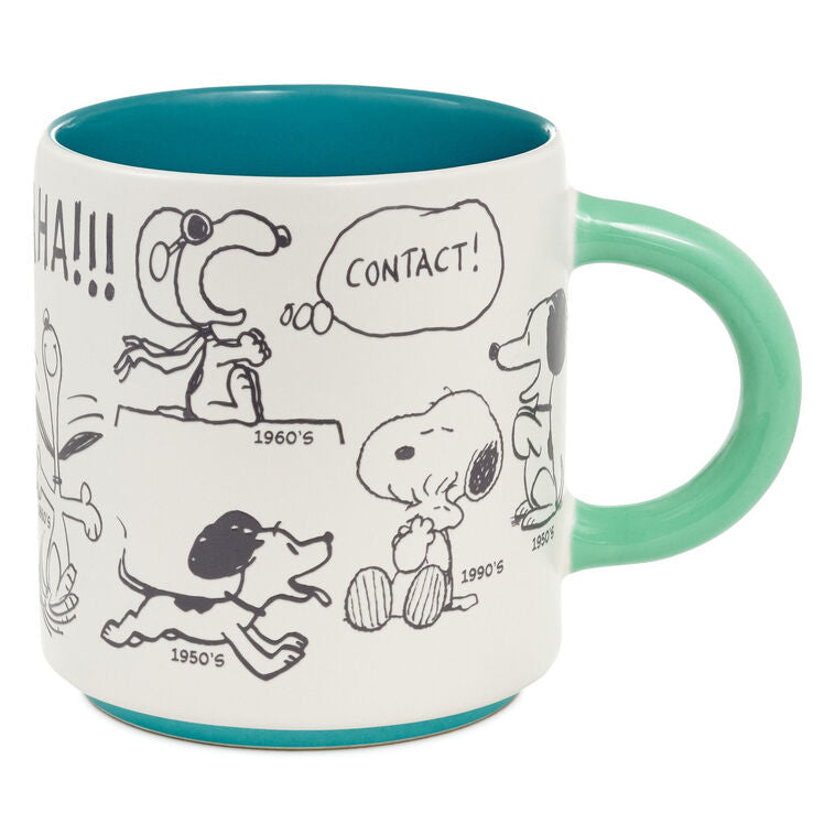 Peanuts® 75th Anniversary Snoopy Through the Decades Mug, 17.5 oz.