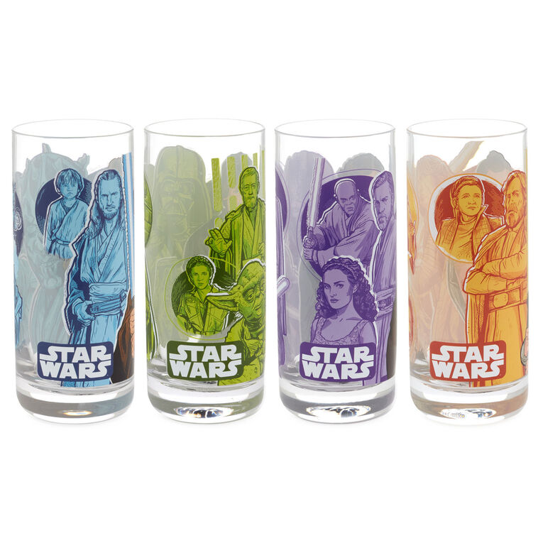 Star Wars™ Jedi™ Drinking Glasses, Set of 4