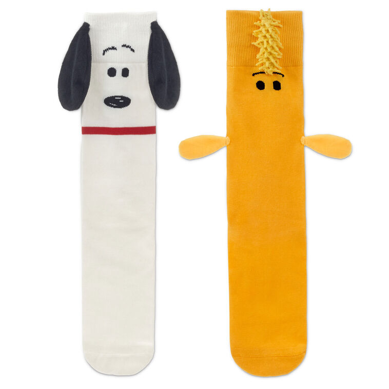 Peanuts® Snoopy and Woodstock Mismatched Novelty Socks