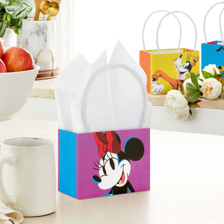 4" Disney Mickey Mouse and Friends Mini Horizontal Gift Bag Bundle