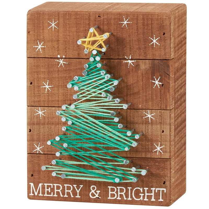 Merry & Bright String Art