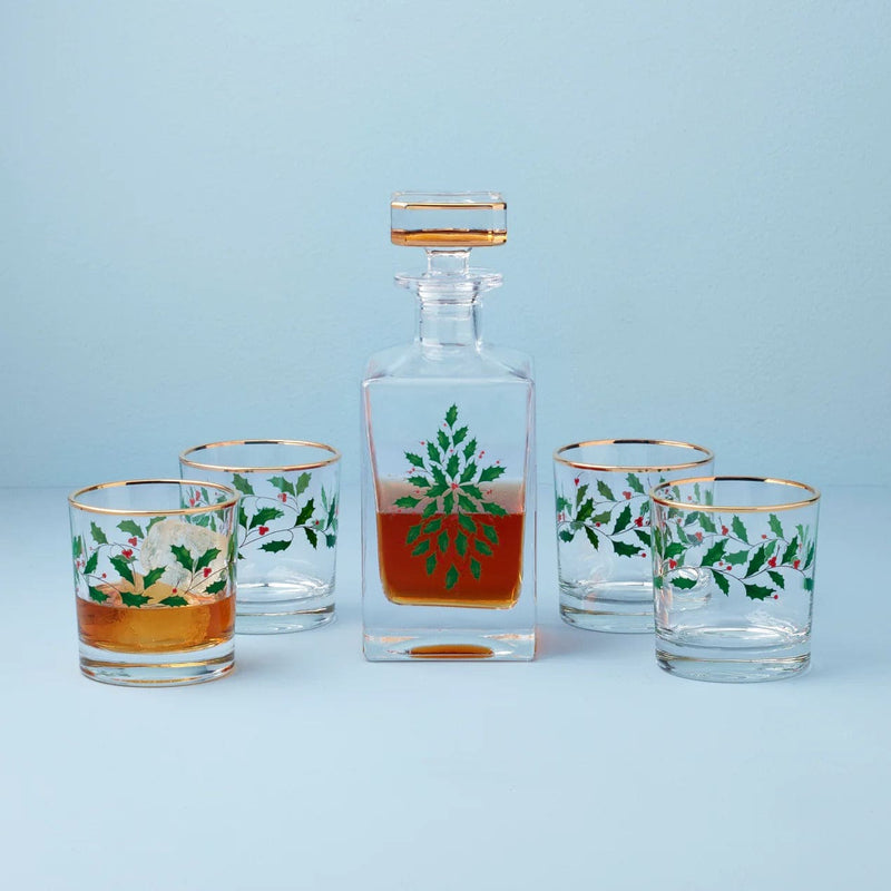 Holiday 5-Piece Whiskey Set