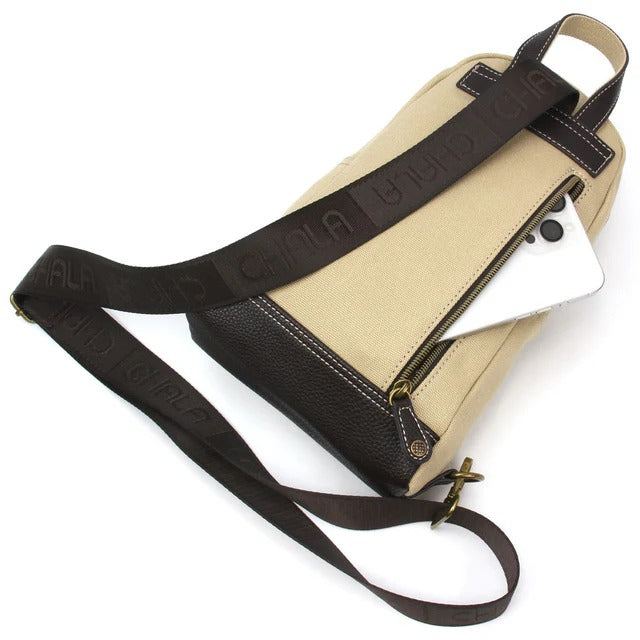 Canvas Sling Bag- Bird Sand