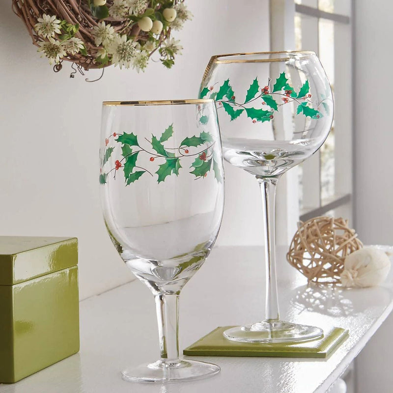 Holiday Ballon Glasses Set of 4