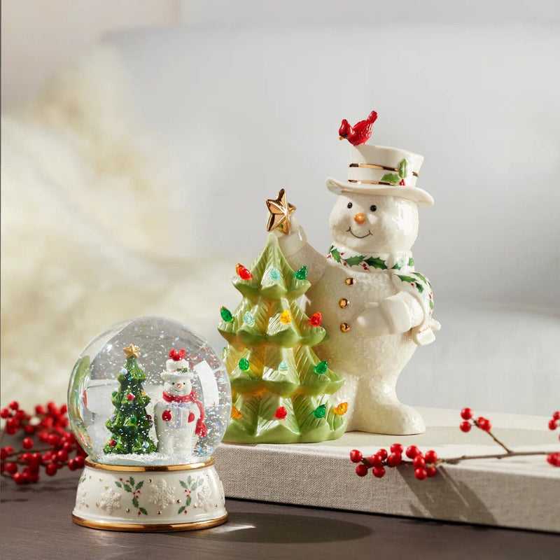 Happy Holly Days Snowman Figurine