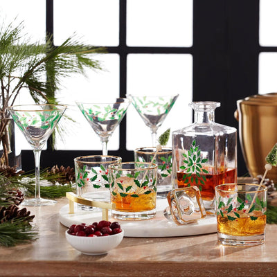 Holiday 5-Piece Whiskey Set