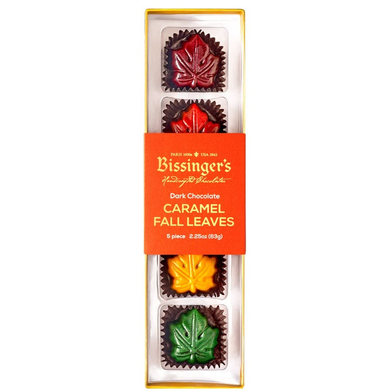 Dark Chocolate Caramel Fall Leaves Flight