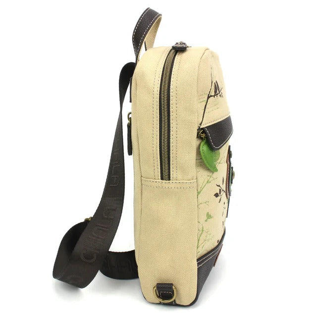 Canvas Sling Bag- Bird Sand