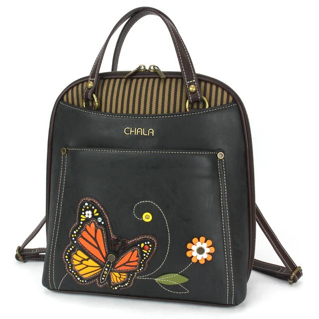 Convertible Backpack- Monarch Black