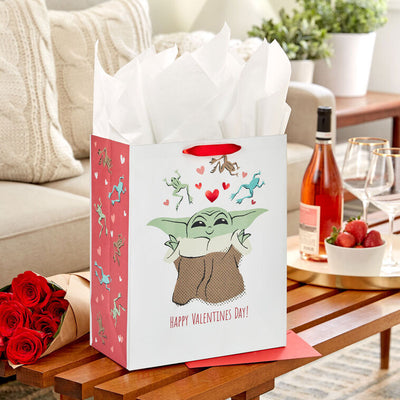 13" Star Wars: The Mandalorian™ Grogu™ Large Valentine's Day Gift Bag