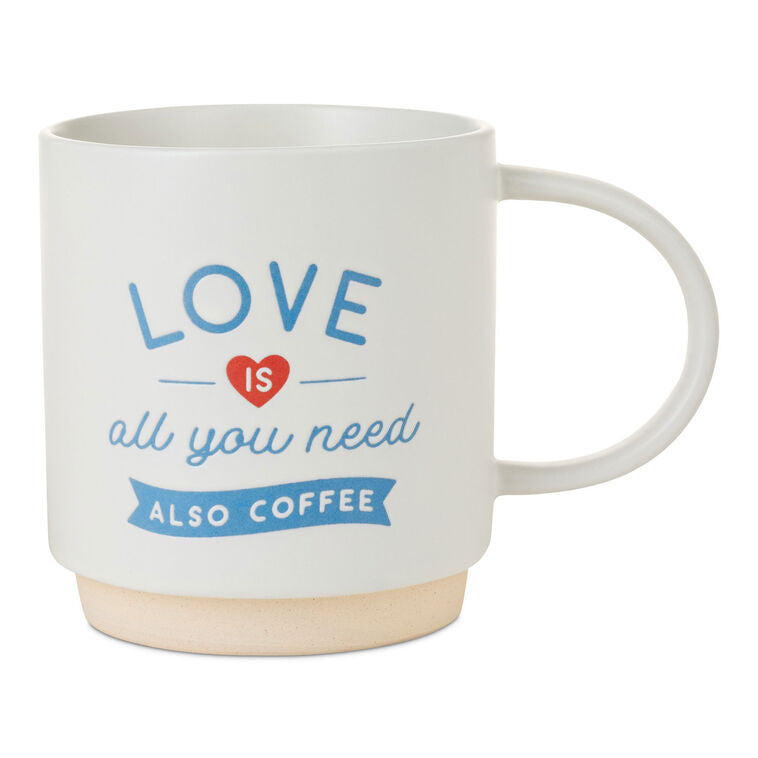 Love and Coffee Funny Mug, 16 oz.