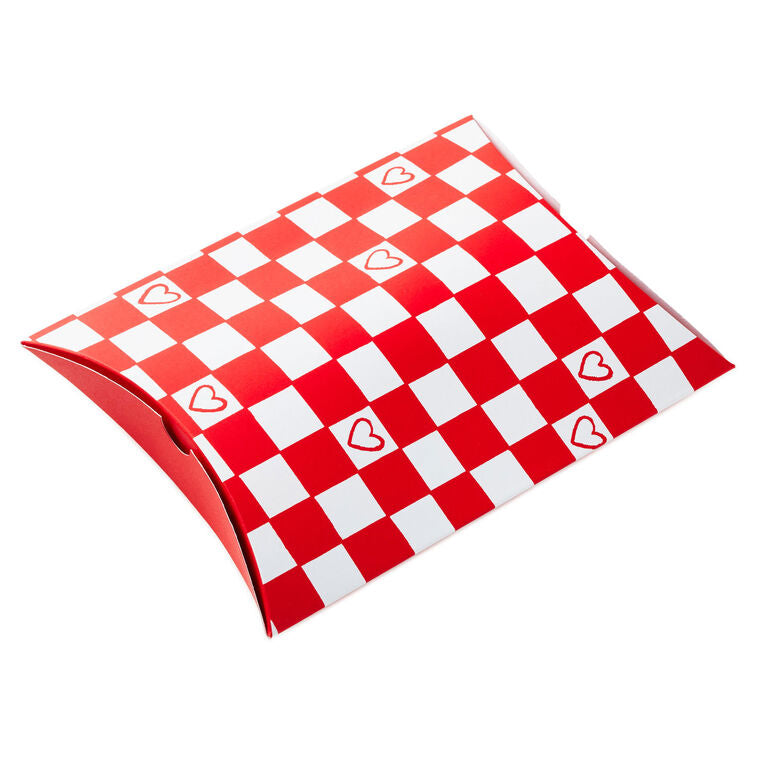 Red and White Check Extra-Large Valentine&