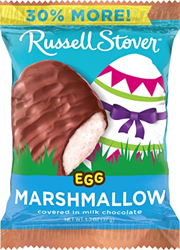 Marshmallow Milk Chocolate Easter Egg, 1.3 oz