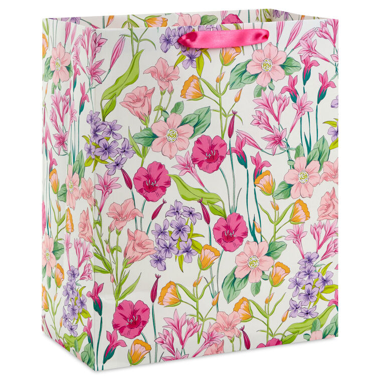 13" Sweet Florals Large Gift Bag