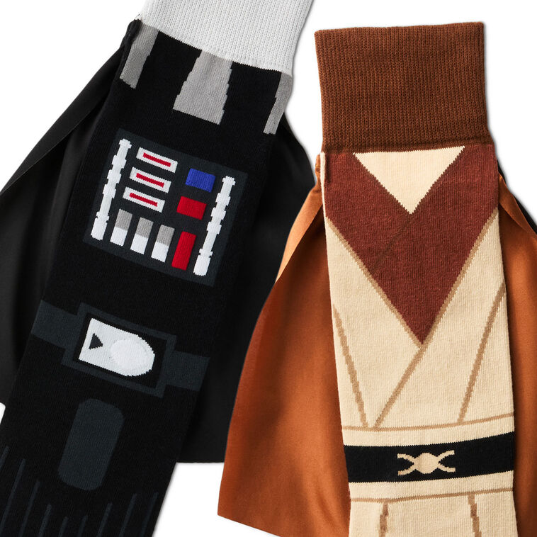 Star Wars Obi-Wan Kenobi and Darth Vader Novelty Socks